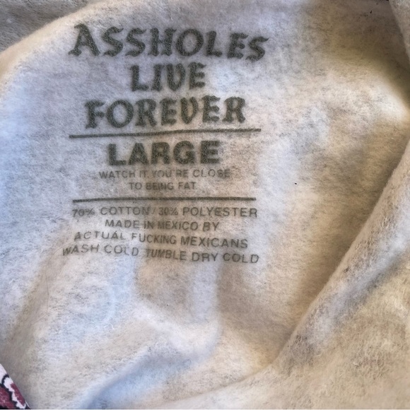 New Assholes Live Forever Linda Finegold ALF koi fish Japanese styled hoodie - Picture 5 of 5